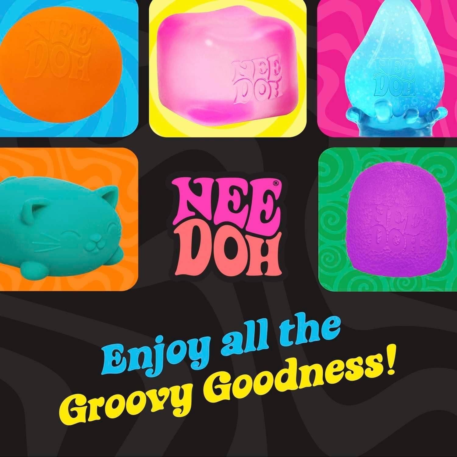NeeDoh Nice Cube Glow ¨C Glows in the Dark ¨C Assorted